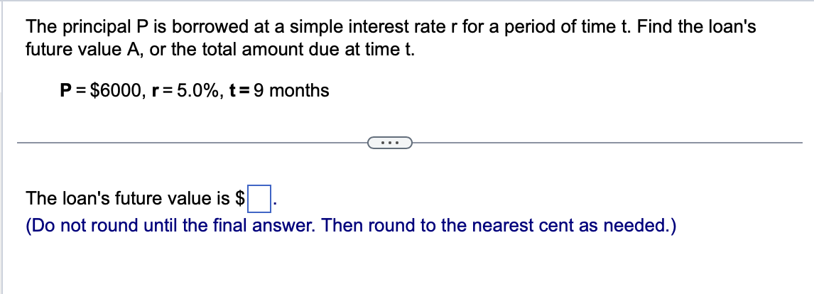 Solved The principal P is borrowed at a simple interest rate | Chegg.com