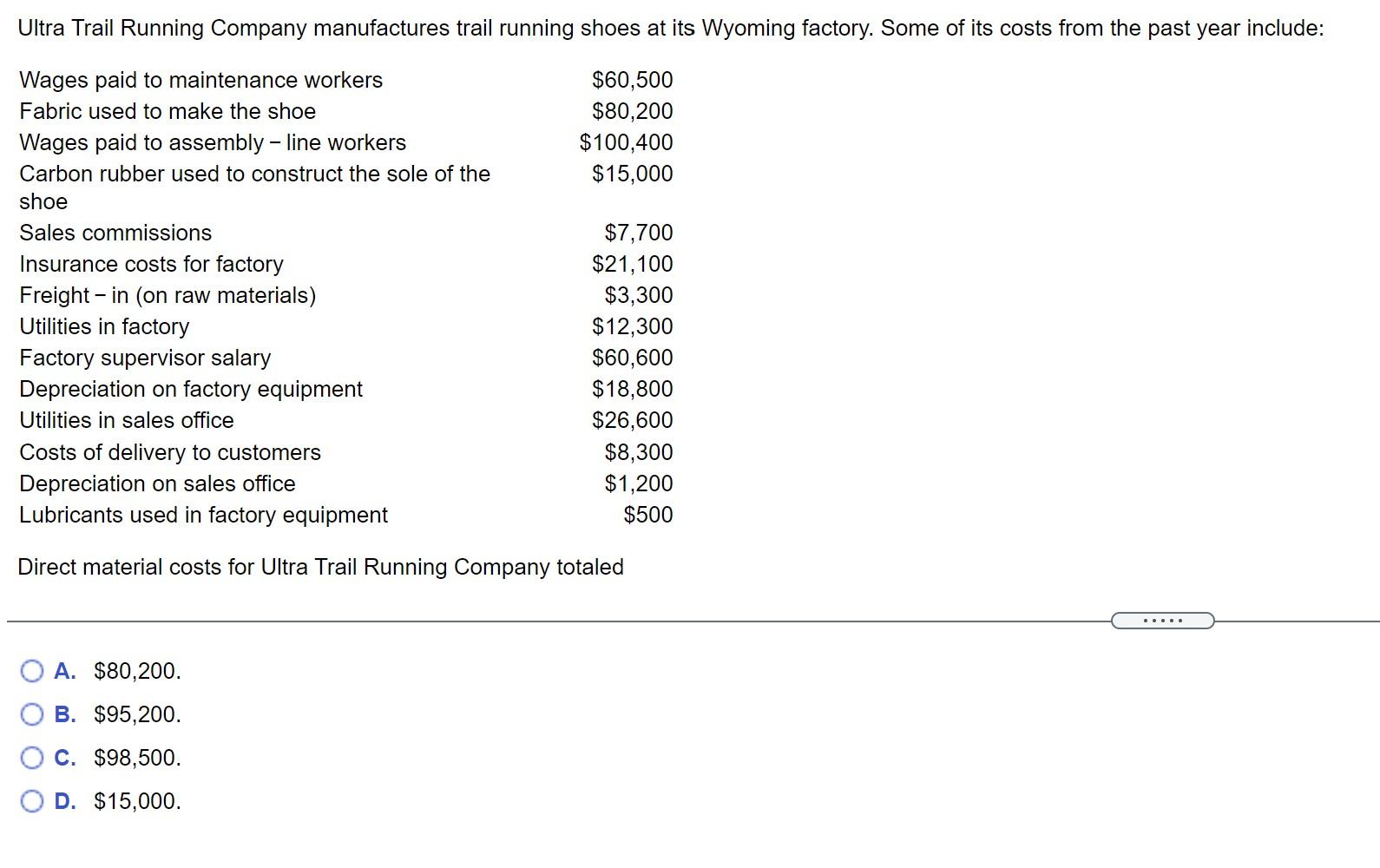 Solved Custom Creations Furniture Company manufactures