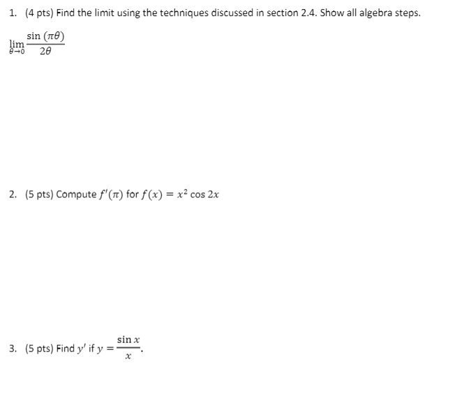 Solved Please use these methods to solve the problems | Chegg.com