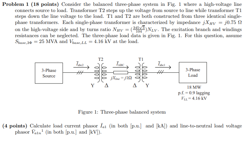 Solved Problem 1 (18 points) Consider the balanced | Chegg.com