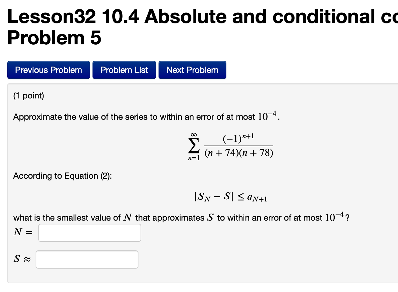 Solved Lesson32 10.4 Absolute and conditional co Problem 5 | Chegg.com