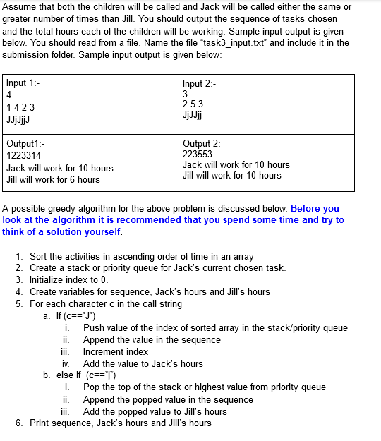 Solved Problem Descriptions: The following tasks need to be | Chegg.com