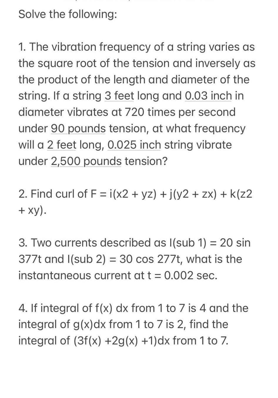 solved-solve-the-following-1-the-vibration-frequency-of-a-chegg