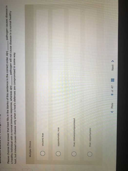Solved Please choose the answer that best fills in the | Chegg.com