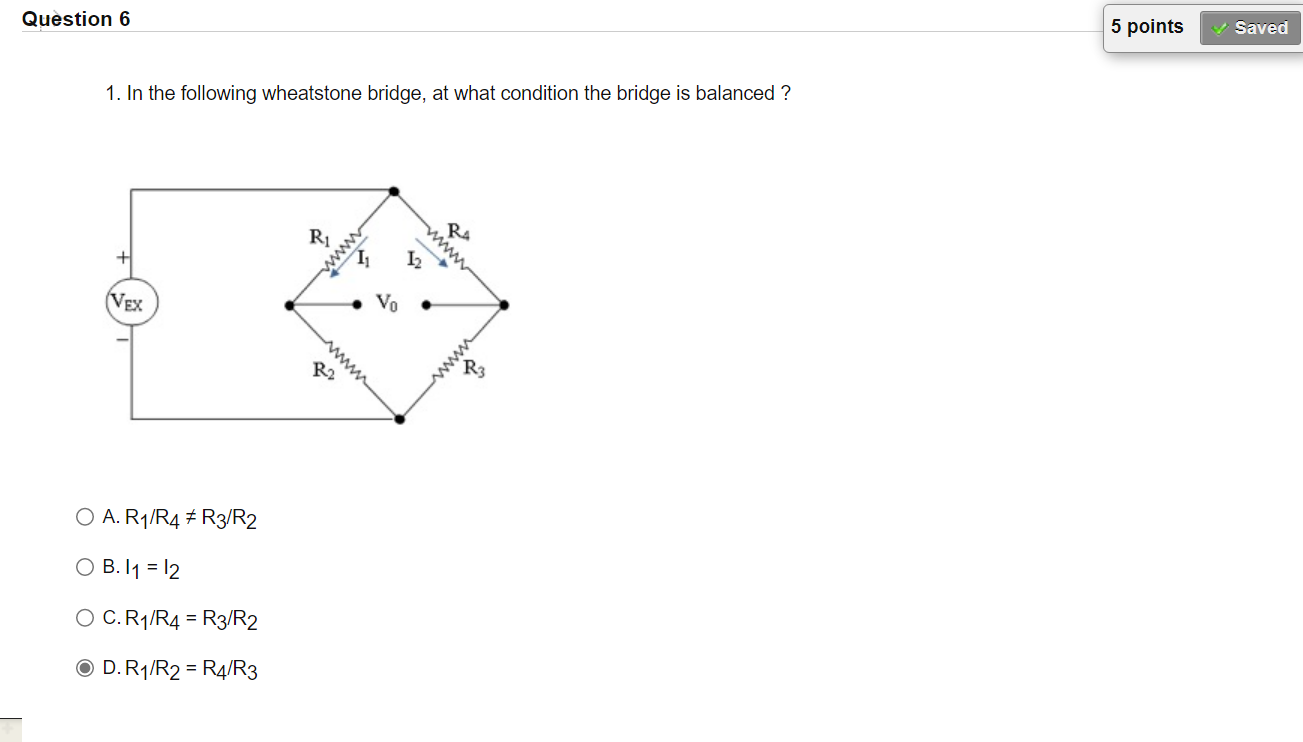 Solved 1. In the following wheatstone bridge, at what | Chegg.com