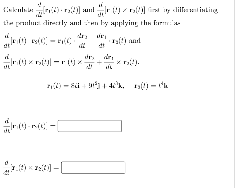 Solved D D Calculate At Iri T Rz T ] And At R1 T X