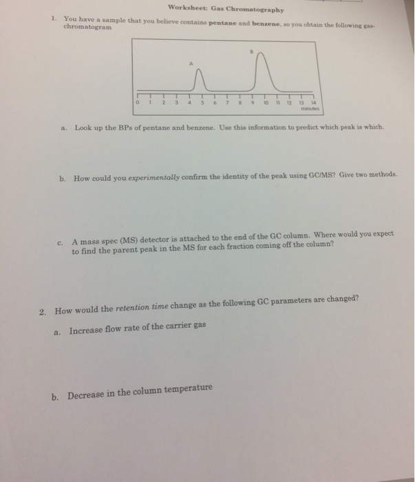 ️Chromatography Questions Worksheet Free Download Gambr.co