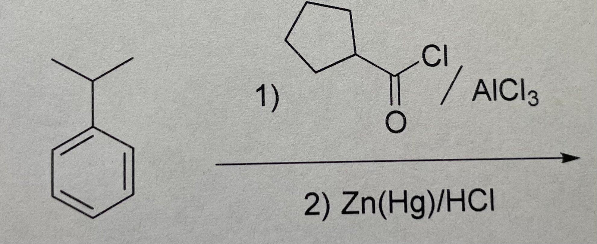 Solved 2) Zn(Hg)/HCl | Chegg.com