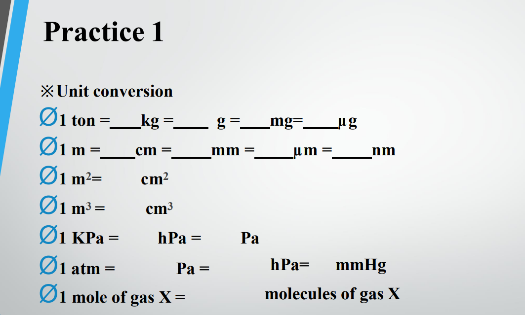 Solved Practice 1 X Unit conversion O1 ton kg bo mg Chegg