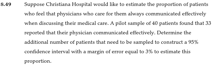 Solved 8.49 Suppose Christiana Hospital would like to | Chegg.com