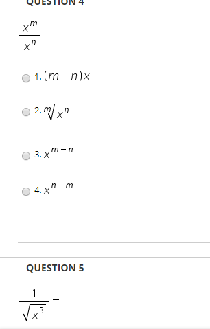 Solved Questiun 4 1 M N X 02 Mx 3 Xm N 4 M Quest Chegg Com