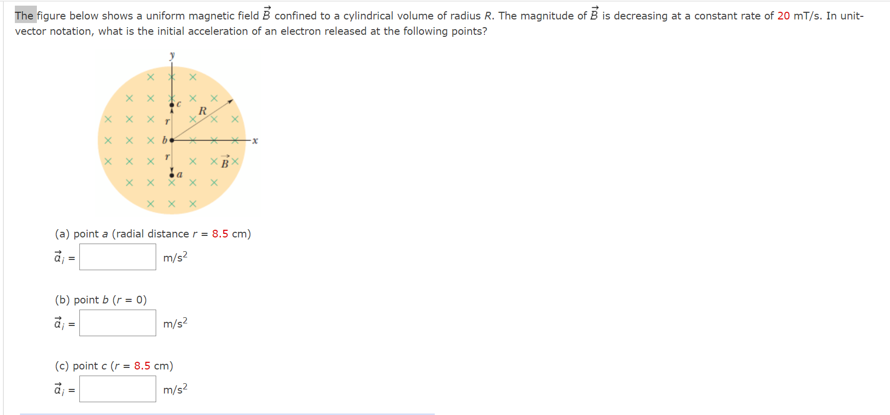 Solved The figure below shows a uniform magnetic field | Chegg.com