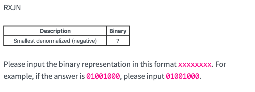 Solved Consider The Following 8-bit Floating Point | Chegg.com | Chegg.com