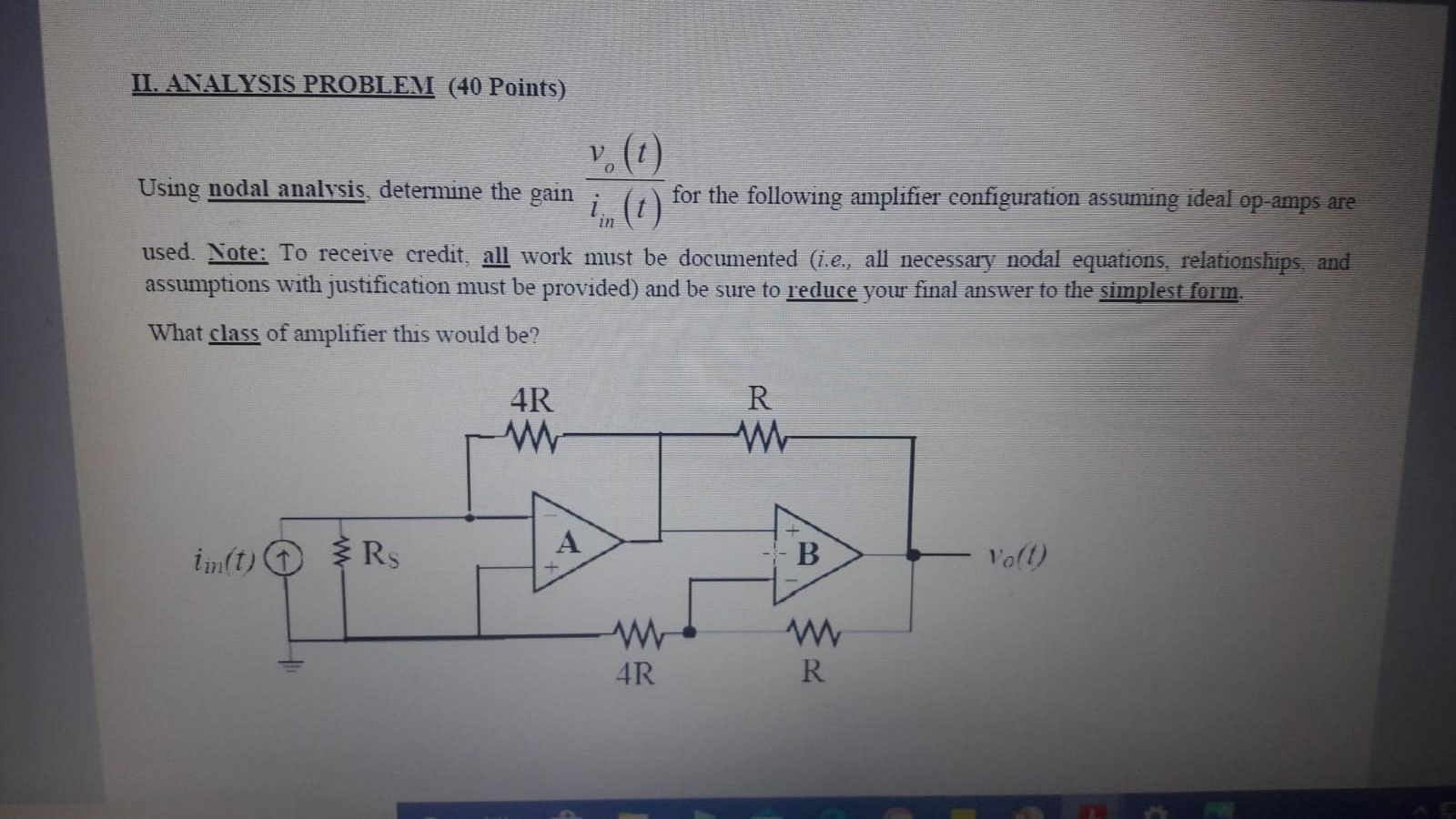 Solved Ii Analysis Problem 40 Points Using Nodal Chegg Solved Ii Analysis Problem 40 Points Using Nodal Chegg
