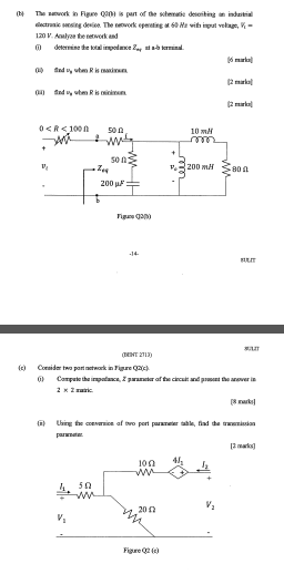 Solved (b) The Network In Figure 22(b) Is Part Of The | Chegg.com