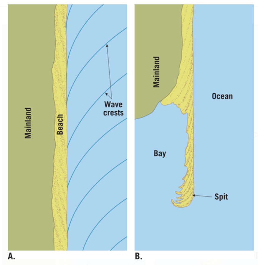 Solved 1. Describe how beach drift and longshore currents | Chegg.com