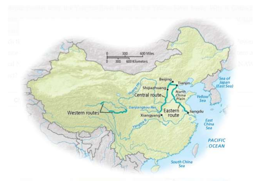 china river map