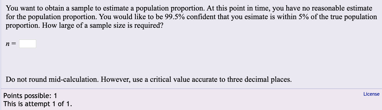Solved You want to obtain a sample to estimate a population | Chegg.com