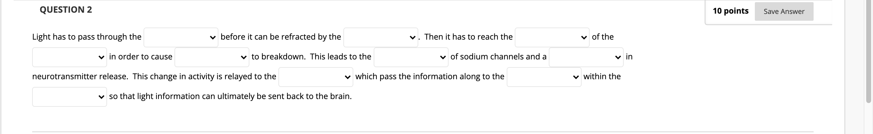 Solved QUESTION 2 10 points Save Answer Light has to pass | Chegg.com
