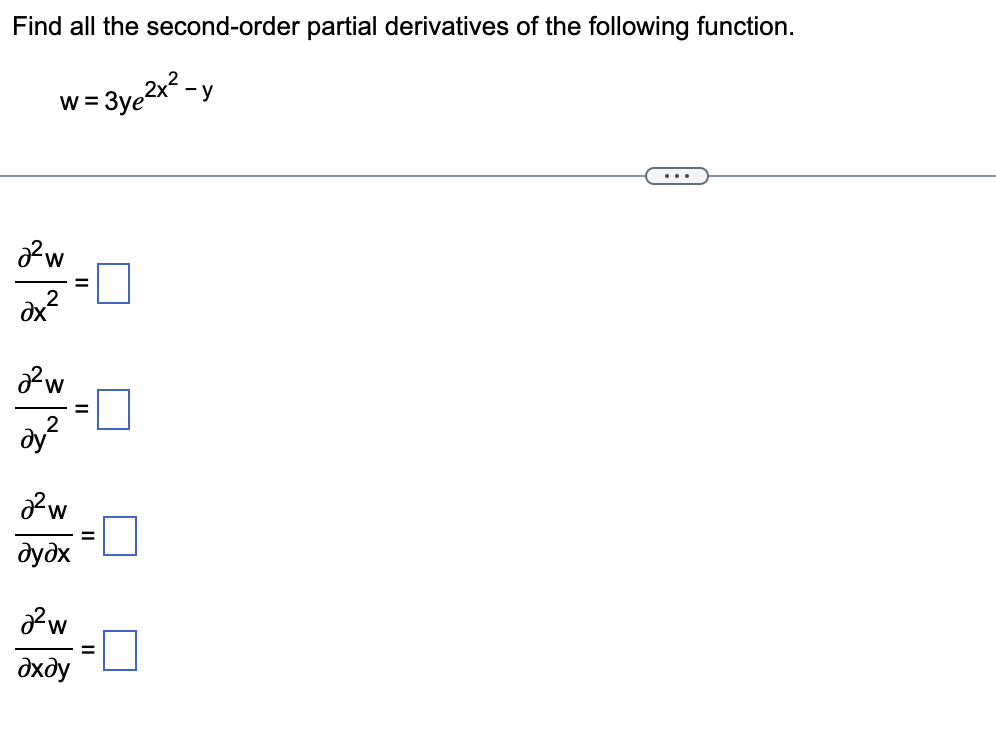 Solved Find all the second-order partial derivatives of the | Chegg.com