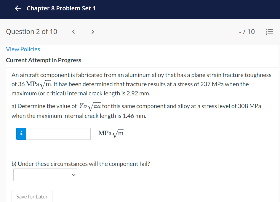 f Chapter 8 Problem Set 1 Question 2 of 10 - / 10 | Chegg.com