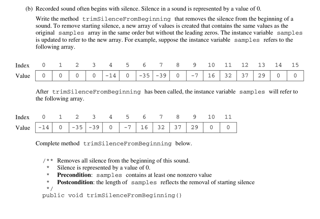 Solved 1. Digital sounds can be represented as an array of | Chegg.com