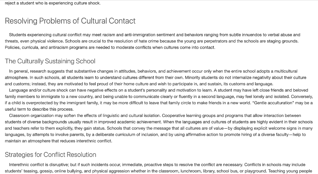 Solved 9 Culture And Cultural Diversity And Their | Chegg.com