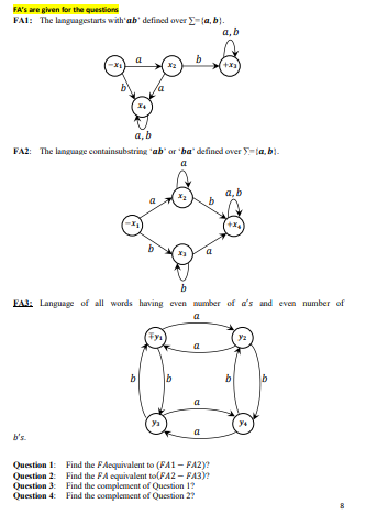 Solved This Is Theory Of Automata. Kindly Solve All | Chegg.com