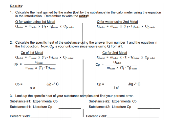 Specific Heat Equation Calculator - Tessshebaylo