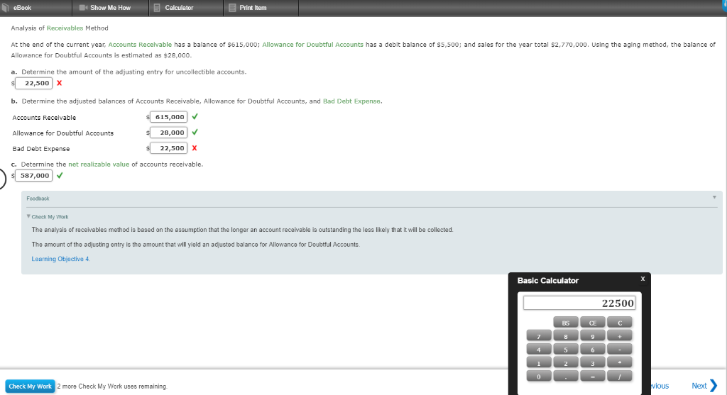 Solved Ebook Show Me How Calculator Print Item Analysis Of 6632