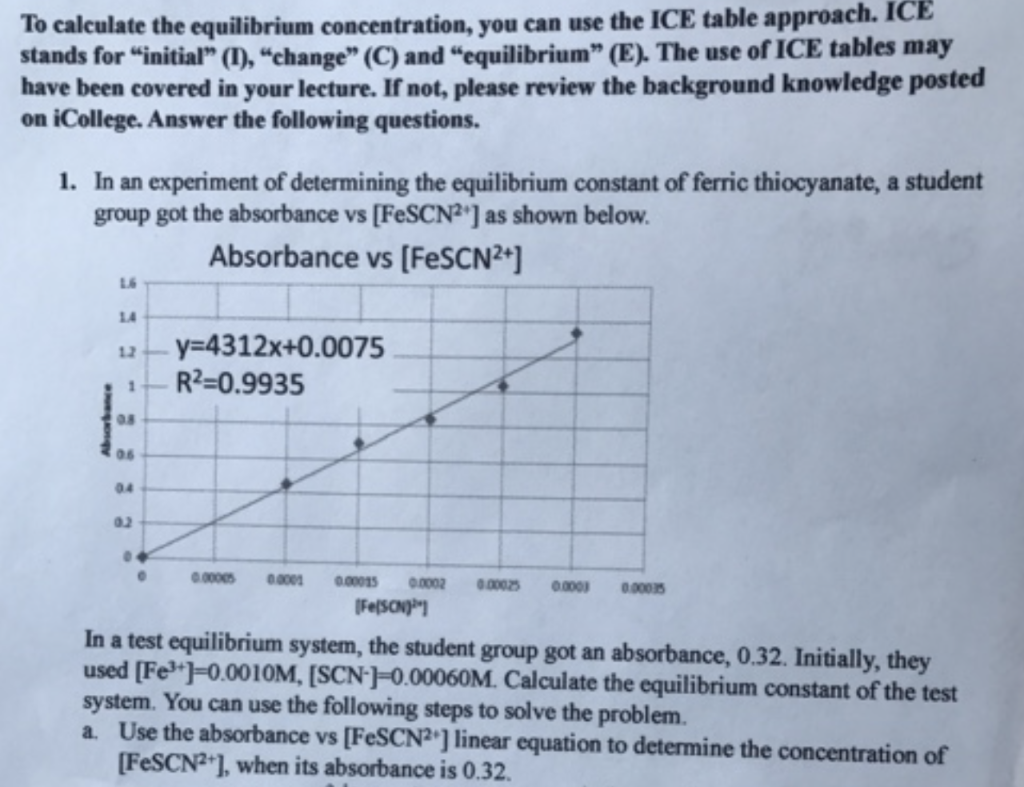 How To Find Kc Using Ice Table Haiper