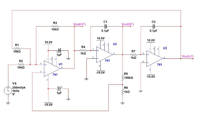 Solved Design this circuit in multisim and then perform a | Chegg.com