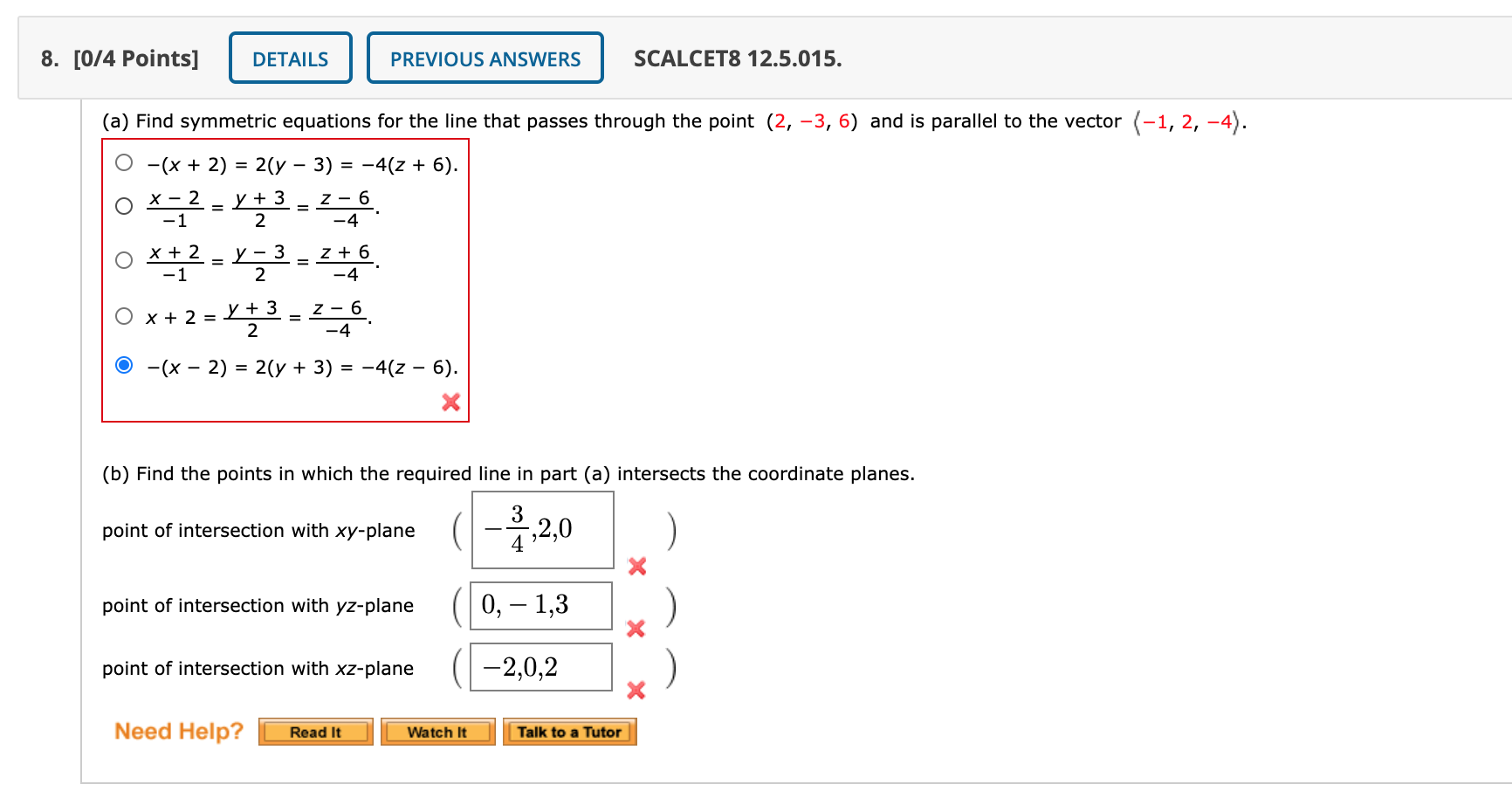 solved-find-symmetric-equations-for-the-line-that-passes-chegg