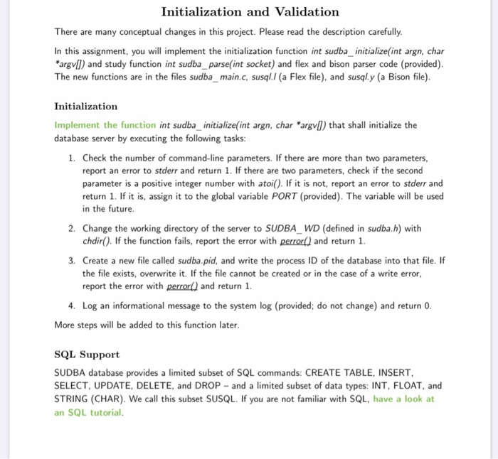Initialization and Validation There are many | Chegg.com
