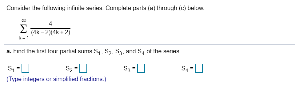 Solved b) Find a formula for the nth partial sum of the | Chegg.com