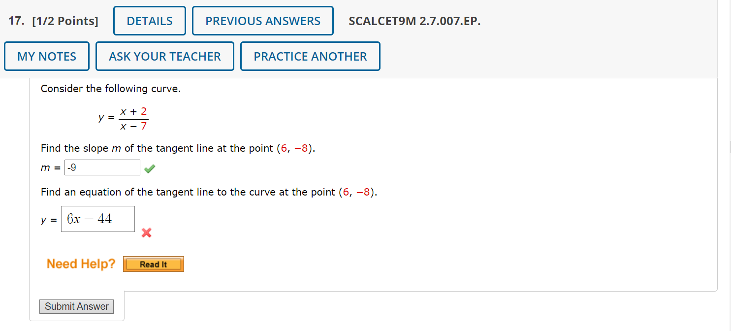 solved-consider-the-following-curve-y-x-2-x-7-find-chegg