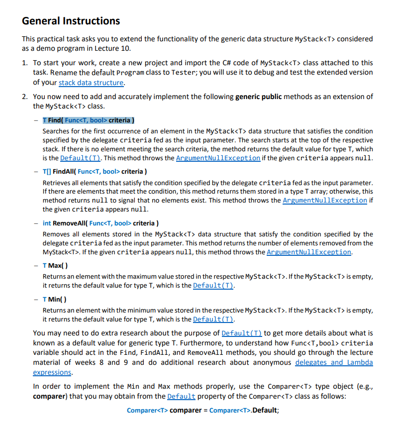 Solved Answer in c#!!! To start your work, create a new | Chegg.com
