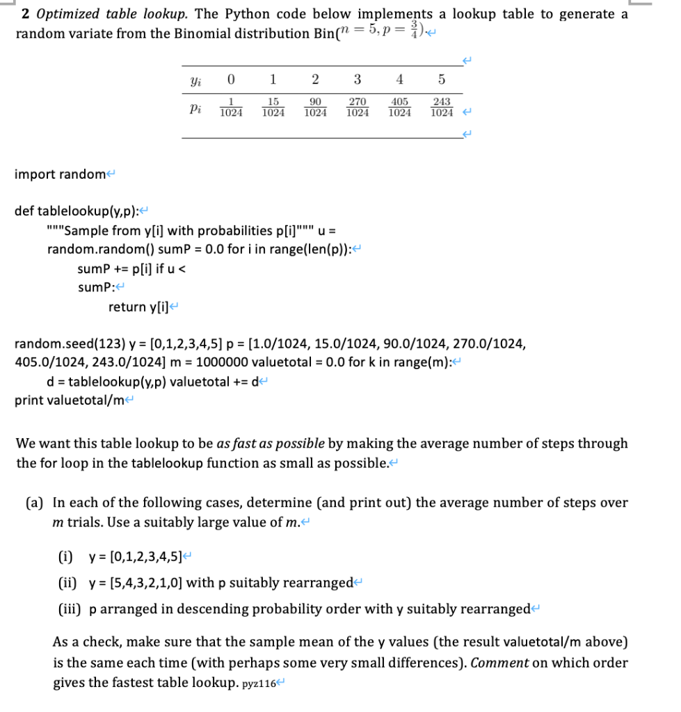 solved-2-optimized-table-lookup-the-python-code-below-chegg