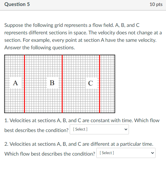 Solved Question 5 10 pts Suppose the following grid | Chegg.com