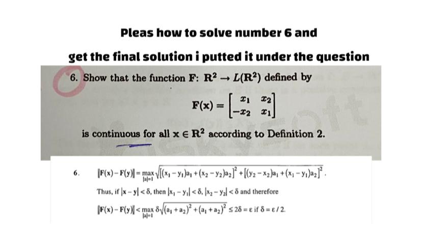 Solved Pleas How To Solve Number 6 And Get The Final | Chegg.com