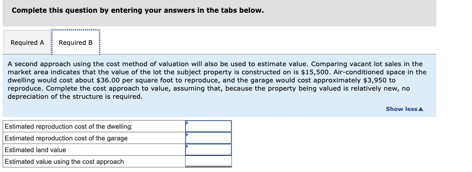 You are trying to estimate the value of a property | Chegg.com