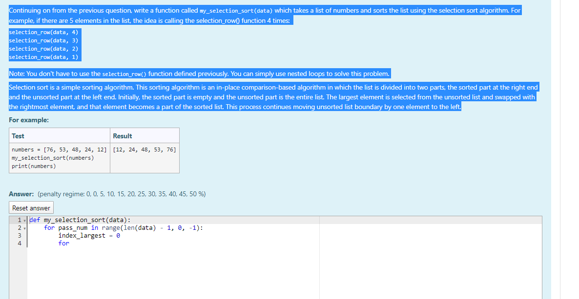 Solved Continuing on from the previous question, write a | Chegg.com