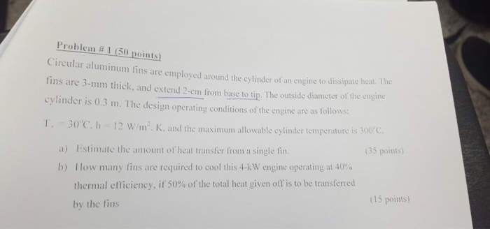 Solved Hello, these are a 10 questions for heat transfer | Chegg.com