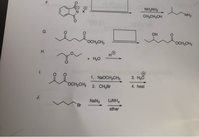 Solved Nh2nh2 Choch,oh Nh2 N K он G. Och2ch3 H. 3. H3o 1. 