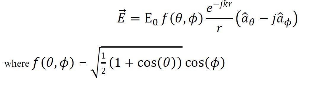 Solved The Far Zone Electric Field Of An Antenna Is Given | Chegg.com