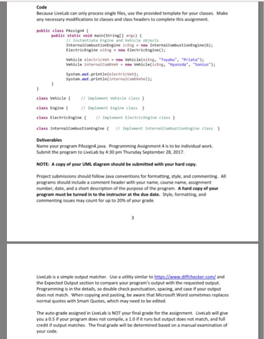 Solved Modify your program from Assignment 3 that defined | Chegg.com