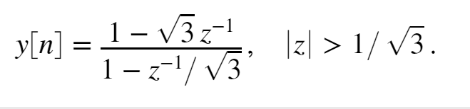 Solved Consider the filter described by the system | Chegg.com
