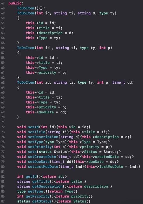 Solved (C++) I need help with the second half of the | Chegg.com