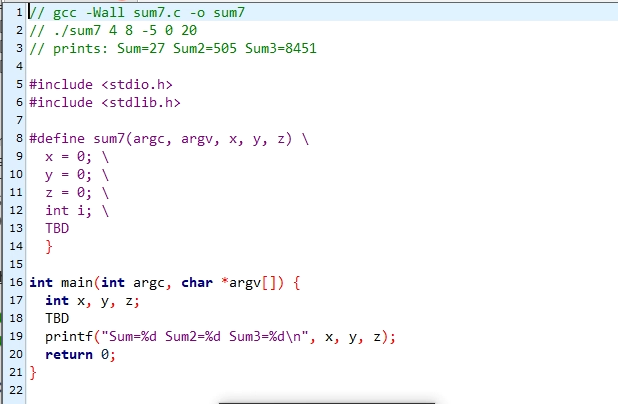 Solved Each of the C programs do exactly the same task. | Chegg.com
