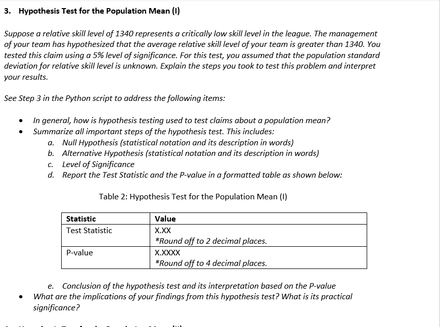 solved-step-3-hypothesis-test-for-the-population-mean-i-a-chegg